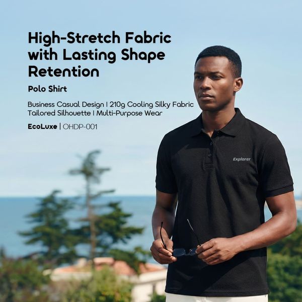 EcoLuxe Silky Business Polo Shirt