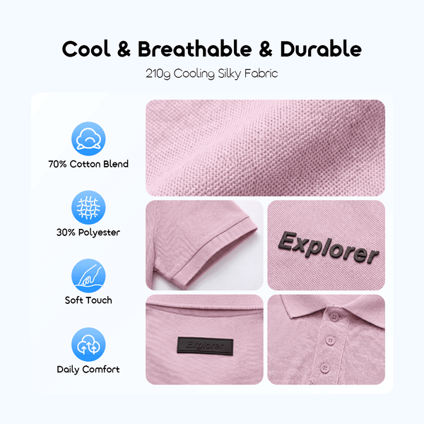 EcoLuxe Silky Business Polo Shirt