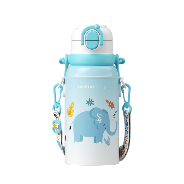 Dual Therm 750ML Dual-Drinking Leak-Proof Insulated Water Bottle for Babies and Toddlers