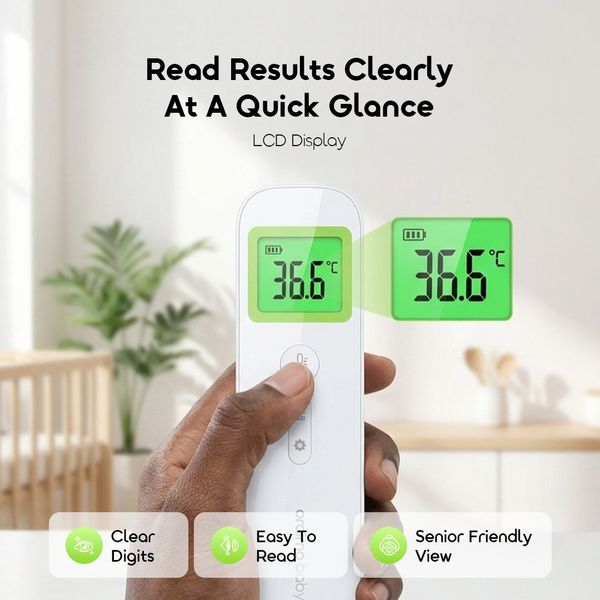 TempEase Non-Touch Thermometer for Kids & Adults