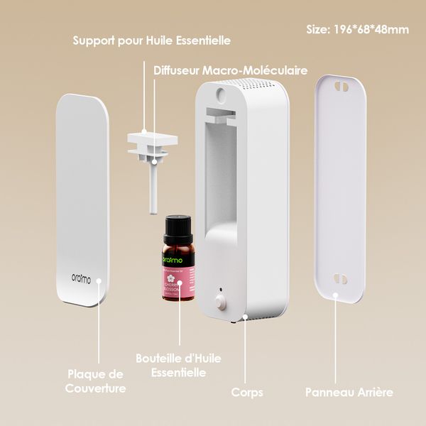 AromaGlow Diffuseur d'aromathérapie mural sans eau