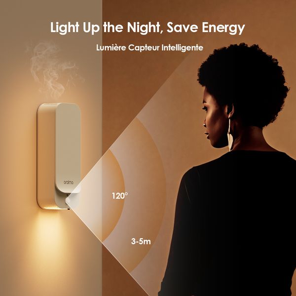 AromaGlow Diffuseur d'aromathérapie mural sans eau