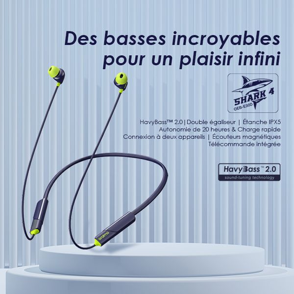 Shark 4 Écouteur tour de cou