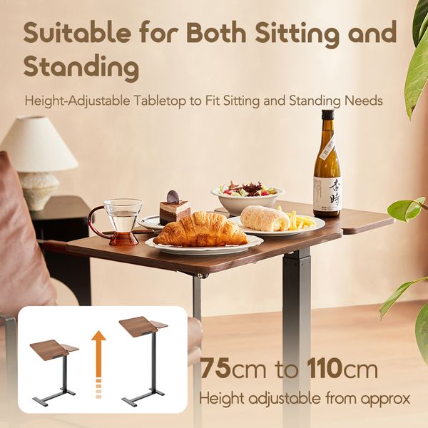 FlexiNest Mobile Telescoping Tilt-Adjustable Partition Desk