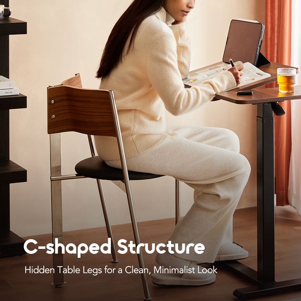 FlexiNest Mobile Telescoping Tilt-Adjustable Partition Desk