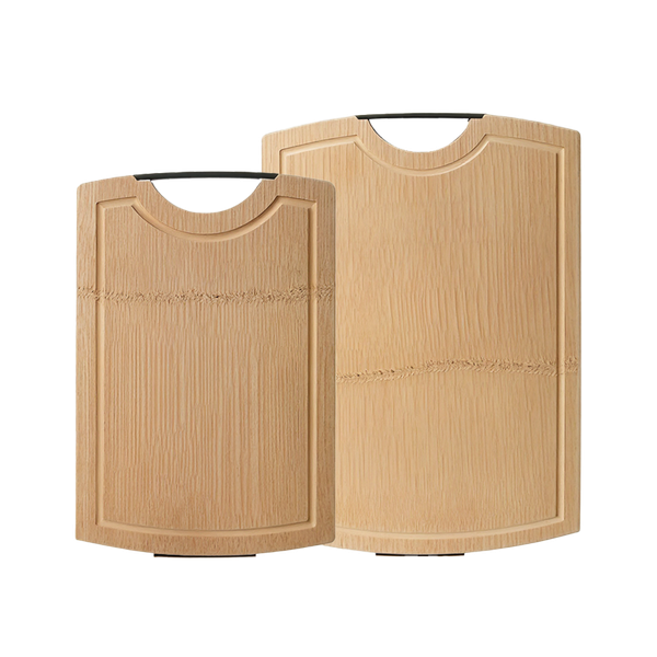 PureChop Durable Triple-Layer Bamboo StructureSeparate Boards for Raw and Cooked Foods  Cutting Boards
