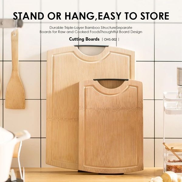 PureChop Durable Bamboo Structure Cutting Boards