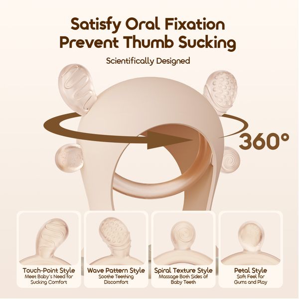 HandyCalm Food Grade Silicone Baby Pacifier