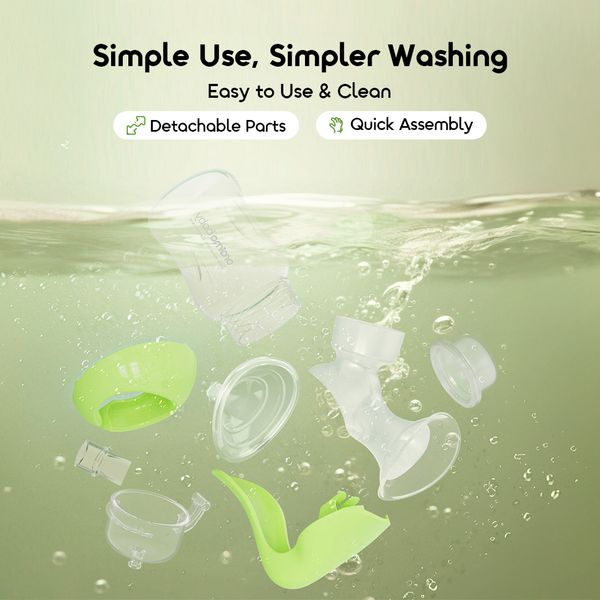 HandPump BPA-Free Gentle Touch Lightweight Manual Breast Pump