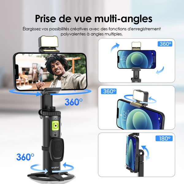 FlowMotion Gimbal intelligent de suivi du visage