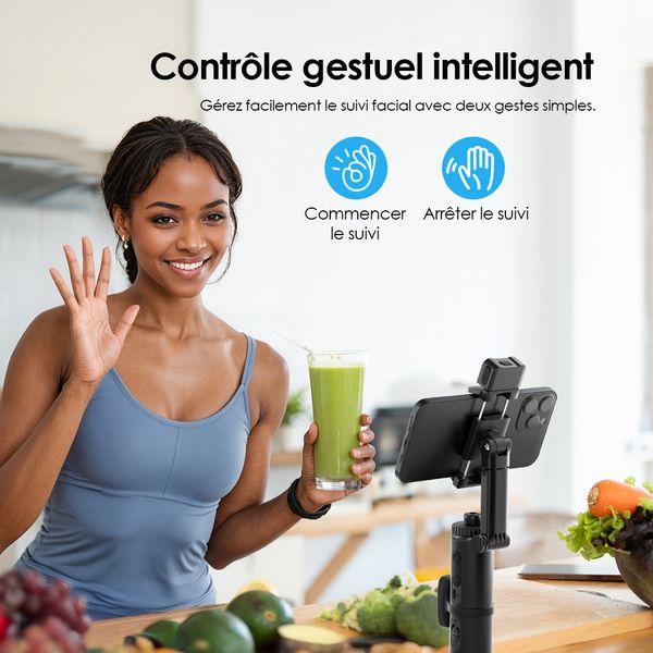 FlowMotion Gimbal intelligent de suivi du visage