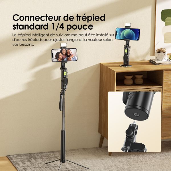 FlowMotion Gimbal intelligent de suivi du visage