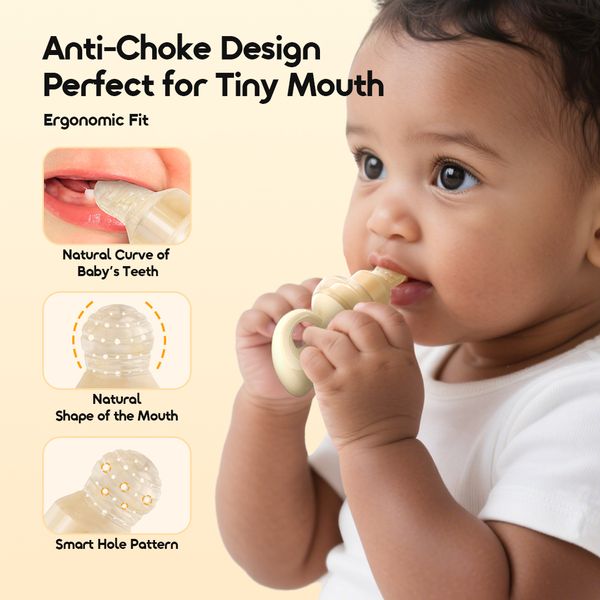 FruitEase Distributeur Fruits Bébé en Silicone Alimentaire