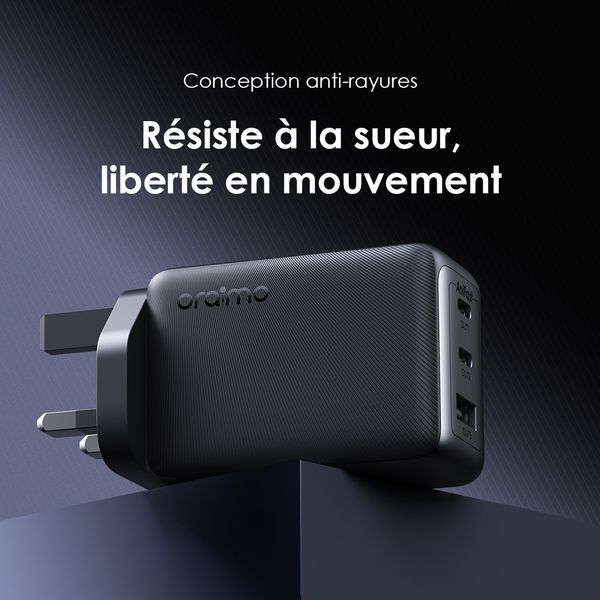 HyperGaN 65 65W Kit de Chargeur mural