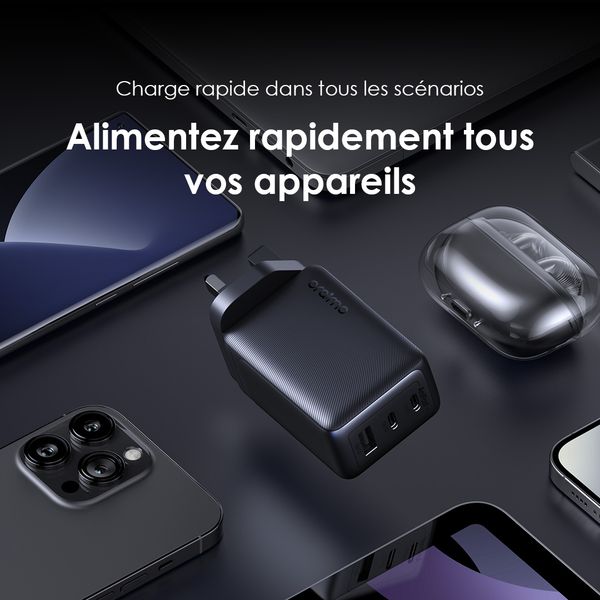HyperGaN 65 65W Kit de Chargeur mural