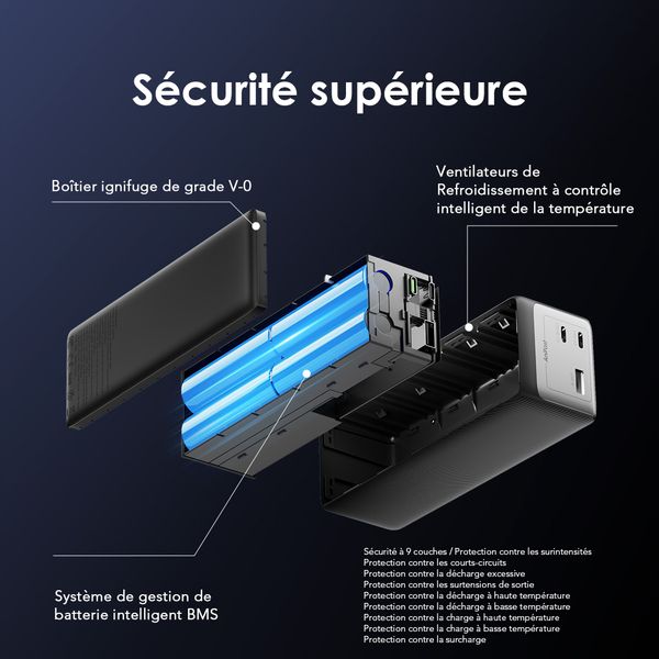 Batterie Externe Oraimo PowerJet 130 - 27600mAh 130W - Charge Rapide Ordinateurs Portables Et Smartphones