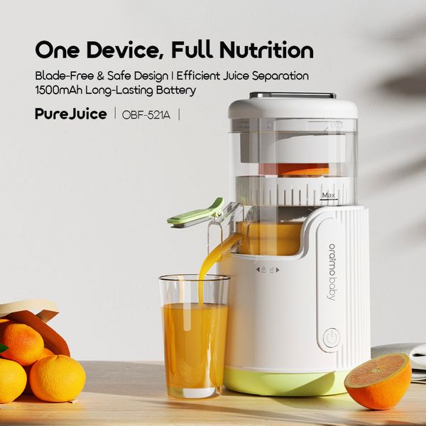 PureJuice Rechargeable Safe Design Smart Baby Juicer