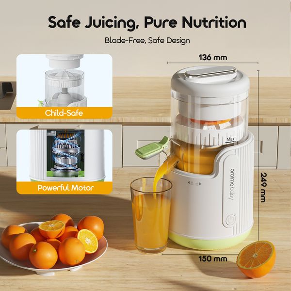 PureJuice Rechargeable Safe Design Smart Baby Juicer