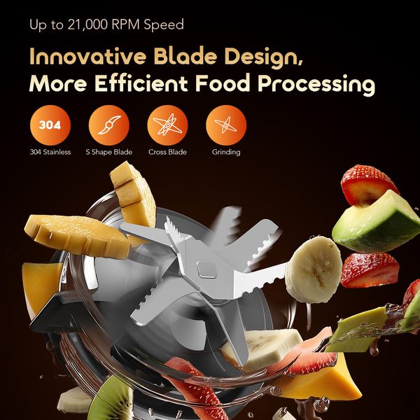 OmniBlend Up to 21,000 RPM Speed Large Capacity  Blender