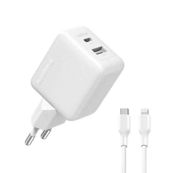 PowerCube 201 EU Type Plug 20W Charger Kit