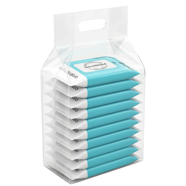GermShield Lingettes stérilisantes végétales sans alcool