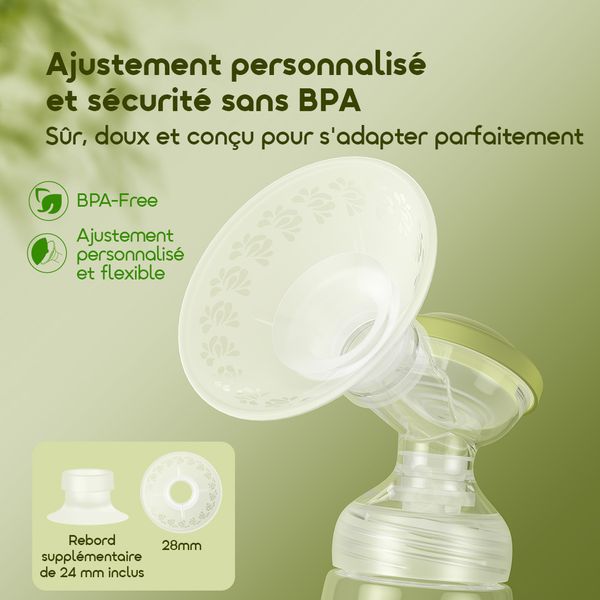 DouPump Tire-lait électrique à micro-vibrations sans BPA