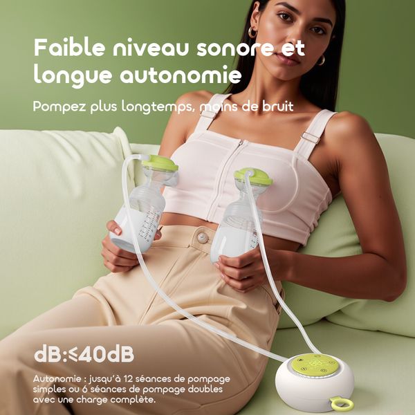 DouPump Tire-lait électrique à micro-vibrations sans BPA