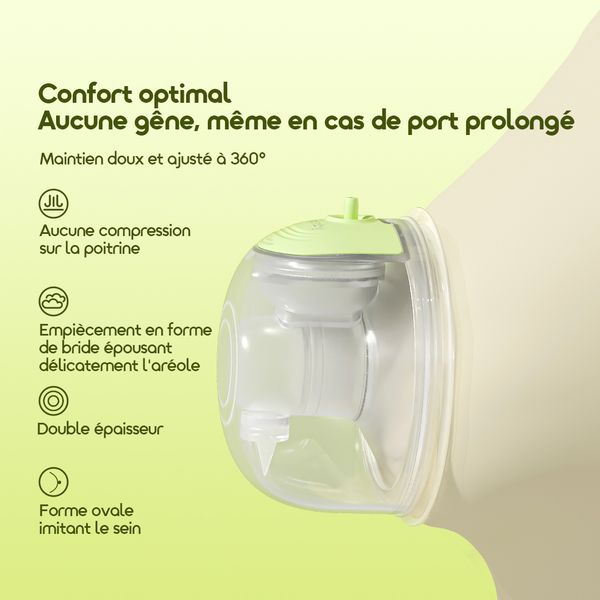 PumpBowl Accessoires OBR-531A - Coupe pour tire-lait Portable et Facile à Porter