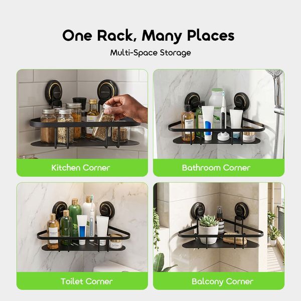 AngleFit 6kg Load Capacity Rustproof-Tool-Free-Corner-Rack
