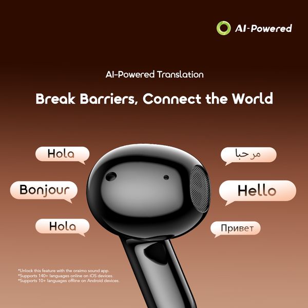 SpaceBuds Air 2 50H Long Battery Life Earbuds with Smart Translation