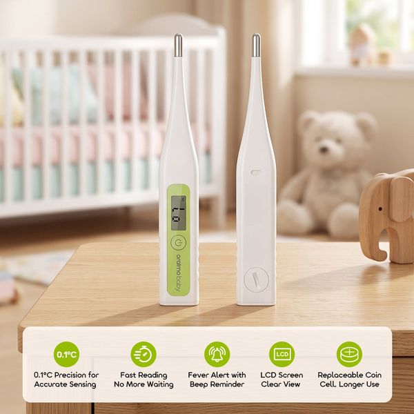 TempCare Accurate Fast-Reading Baby Digital Thermometer with Fever Alert