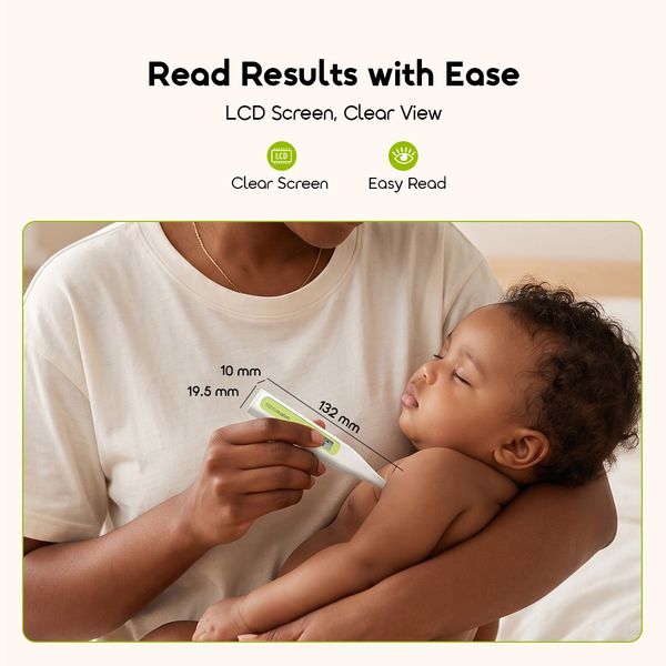 TempCare Accurate Fast-Reading Baby Digital Thermometer with Fever Alert