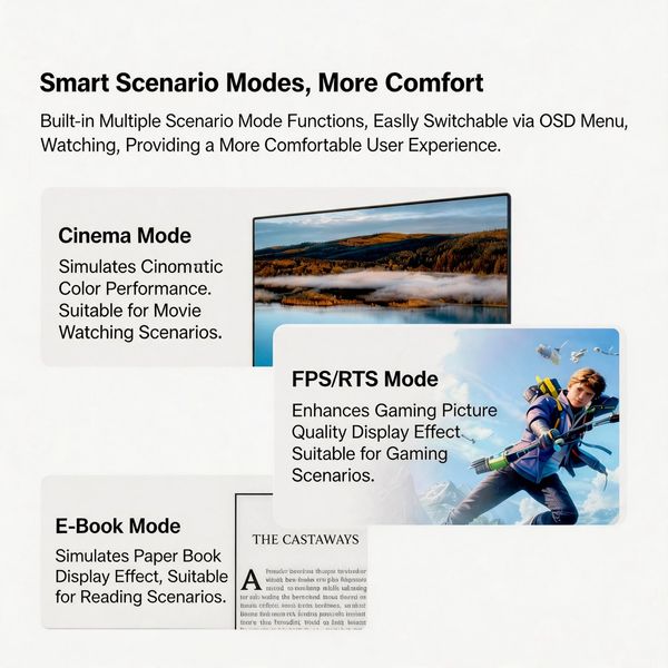 VisionPad 2K 27-inch Computer Screen Monitor | 2K HD