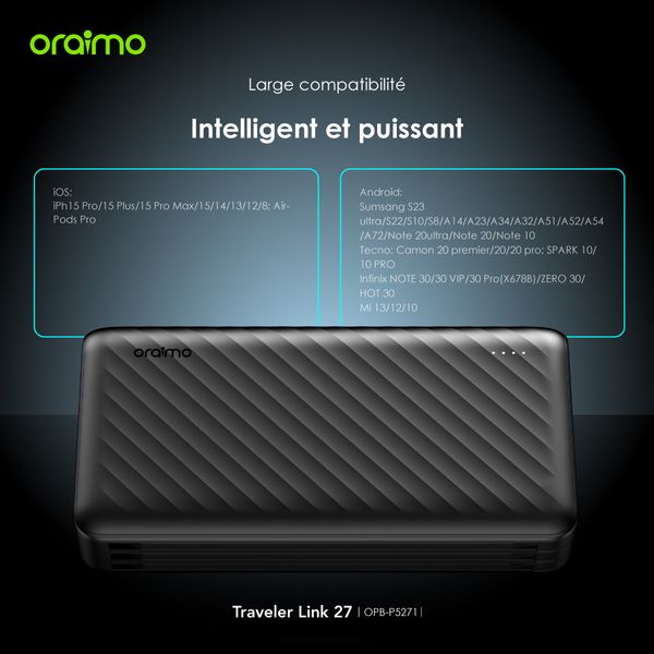 Traveler Link 27 27000mAh 12W Power Bank