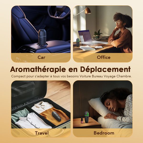 MistGo Humidificateur portable 900 mAh