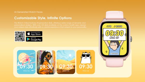 Watch 5 Lite 2.01" HD IP68 Smart Watch FreeFire