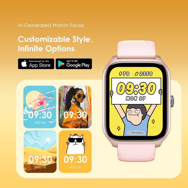 Watch 5 Lite 2.01" HD IP68 Smart Watch FreeFire