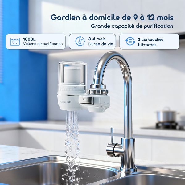 Carbon Filter Long Lasting  Faucet Replacement Filter