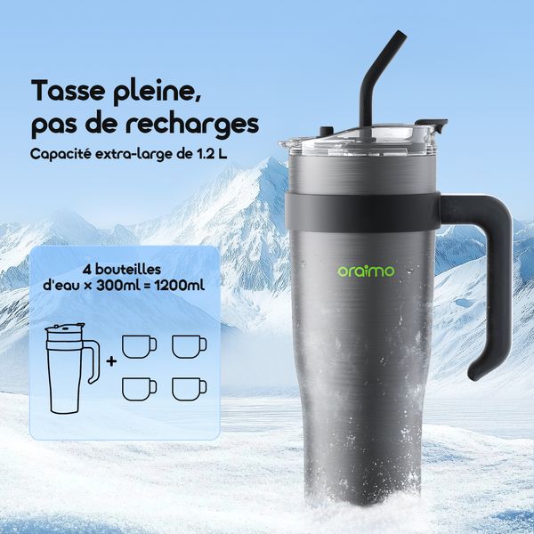 ThermoGo S1200 Gourde isotherme grande capacité 1,2 L
