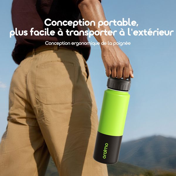 ThermoGo S710 Bouteille d'eau isotherme à double isolation 710 ml