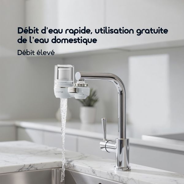 CleanSip Filtres à eau pour robinet à haut débit