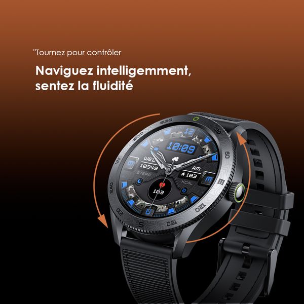 Watch Nova RN 1.43‘’ Amoled Rotating Bezel Control Smart Watch