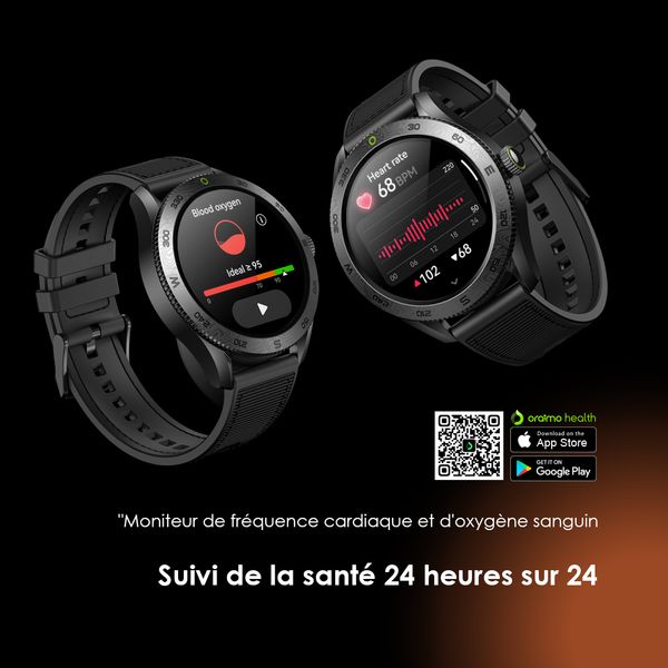 Watch Nova RN 1.43‘’ Amoled Rotating Bezel Control Smart Watch