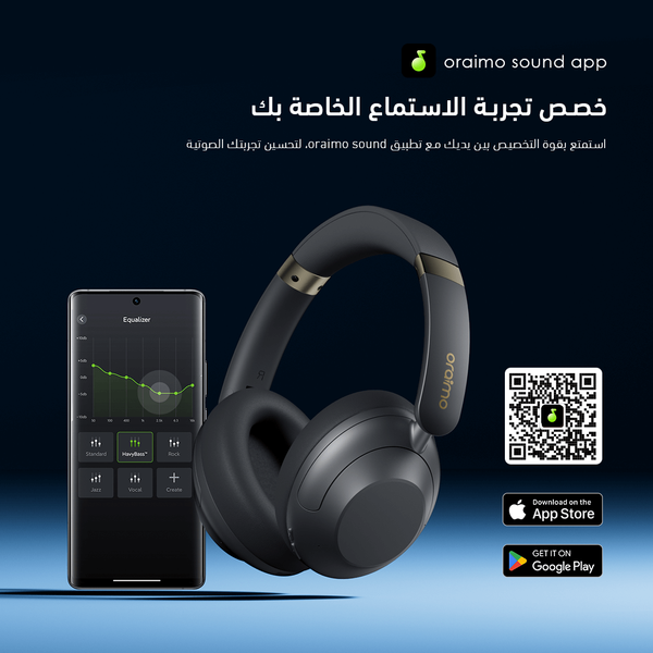 BoomPop Pro سماعات رأس فوق الأذن بتقنية إلغاء الضوضاء (ANC)
