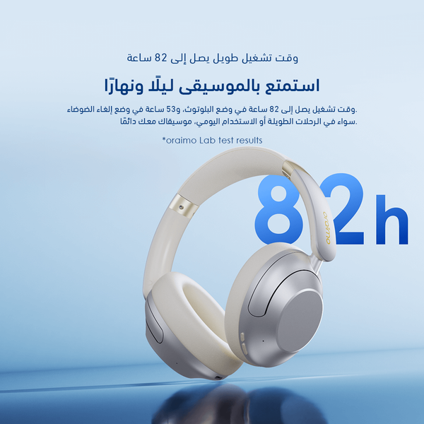 BoomPop Pro سماعات رأس فوق الأذن بتقنية إلغاء الضوضاء (ANC)