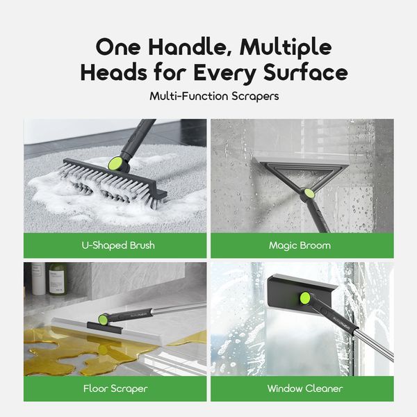FlexClean 4-In-1 Multi-Functional Corner-Cleaning Cleaning Tool Set