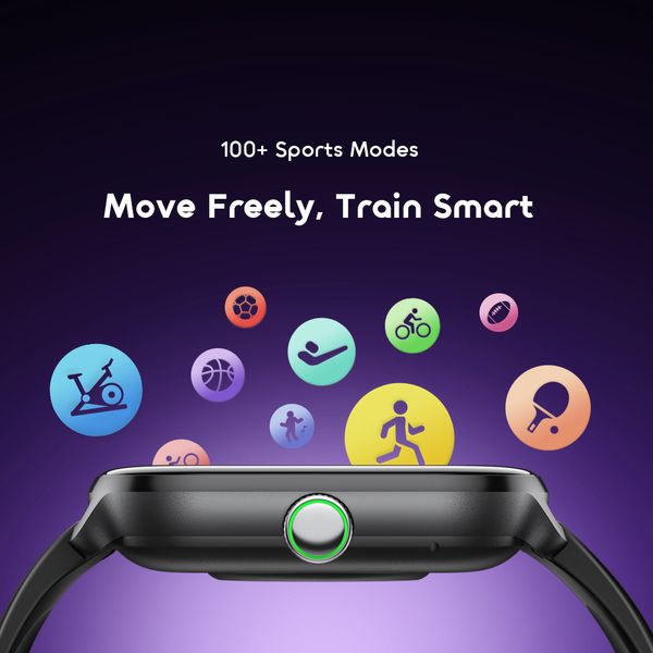 Watch 6 Lite 2.01'' Smart Watch With Cool UI Interface