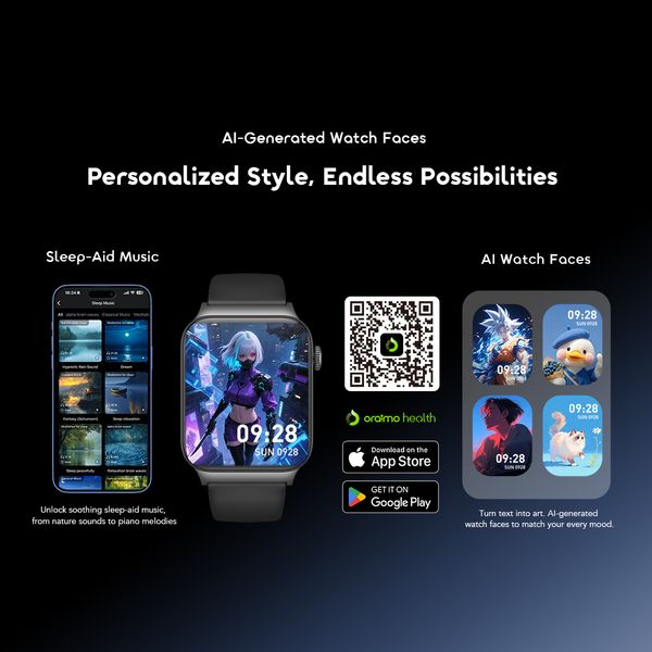 watch 6 max 1.83'' Full Touch 28-Day Smart Watch