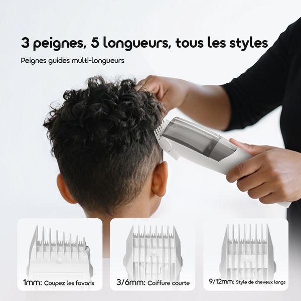 BabyClipper Large Hair Vacuum Chamber Baby Hair Clipper