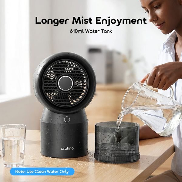 AirDock Nova Hydrating & Cooling Desktop Fan